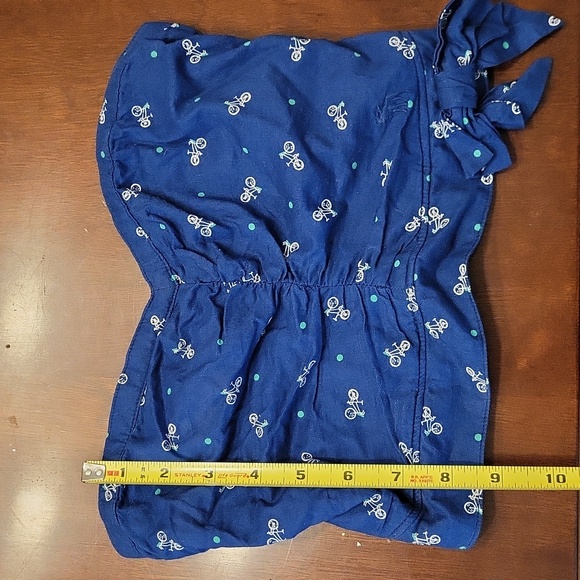 Abercombie & Fitch sz Small Blue Bicycle Tube Top - Picture 4 of 12